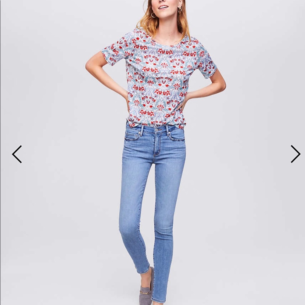 Loft straight leg jean
